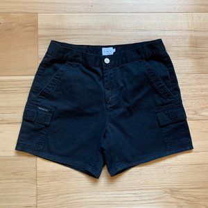Calvin Klein Black Cargo Shorts, Size 6
